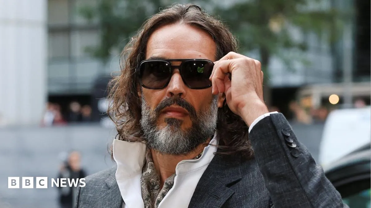Russell Brand denies seven charges as rape trial opens