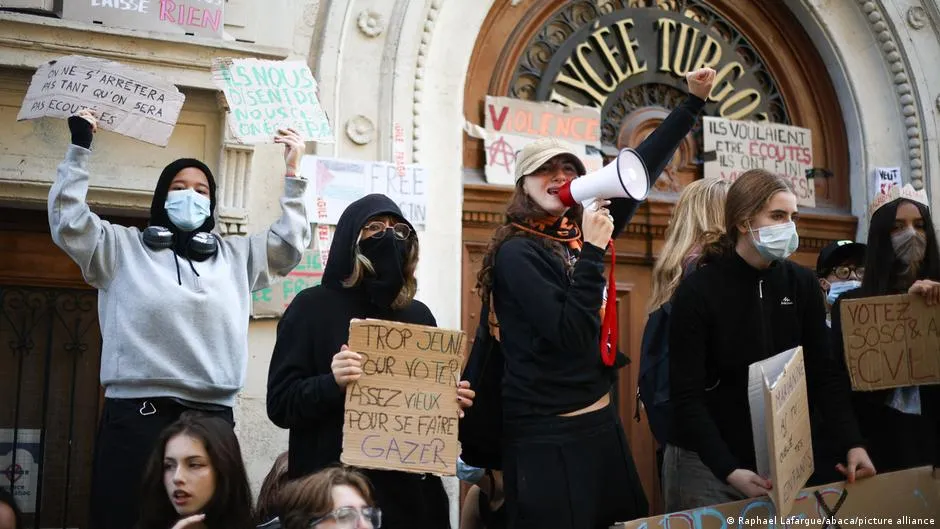 France braces for 50,000 protesters as student strikes spread nationwide