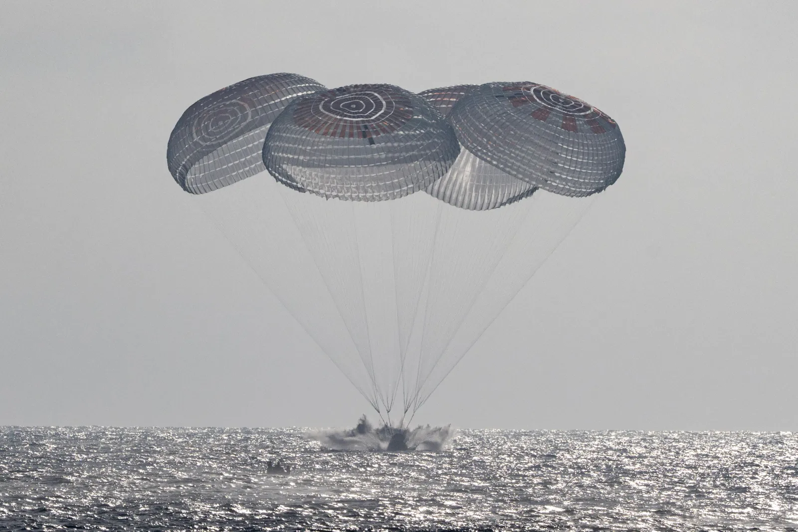 Crew-12 splashes down in Pacific after 237 days in orbit